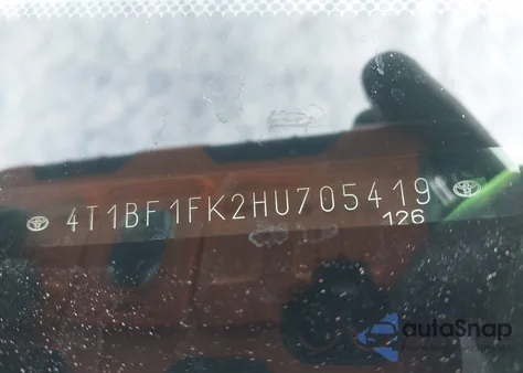 2017 Toyota Camry Xle из США, поврежденный, VIN 4T1BF1FK2HU705419